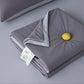 Nordic Cooling Lightweight Summer Comforter - Grey - 79" × 91" - image 10