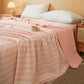 Textured Plaid Woven Bedspread with Scalloped Edge - Pink - 79" × 91" - image 18