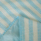 Textured Plaid Woven Bedspread with Scalloped Edge - image 4