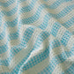Textured Plaid Woven Bedspread with Scalloped Edge - image 3
