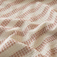 Textured Plaid Woven Bedspread with Scalloped Edge - image 27