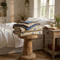 Reversible Blue Floral Cottage Quilt - image 5