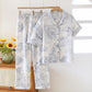 Watercolor 3-Piece Cotton Gauze Pajama Set - image 1