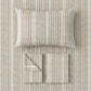 Minimalist Fine Stripe Neutral College Bedding Set - image 1