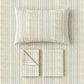 Minimalist Fine Stripe Neutral College Bedding Set - image 7