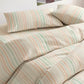 Pastel Pinstripe Minimalist Dorm Bedding Set - image 4