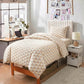 Warm Neutral Mosaic Check Bedding Set - image 3