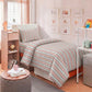 Modern Two-Tone Stripe Bedding Set - image 9