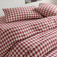Red Gingham Twin XL Dorm Bedding Set - image 3