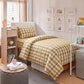 Mustard Plaid Twin XL Dorm Bedding Set - image 4
