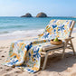 Botanical Floral 4-Layer Muslin Beach & Bath Towel - image 3