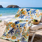 Botanical Floral 4-Layer Muslin Beach & Bath Towel - image 5