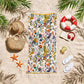 Floral 4-Layer Muslin Cotton Beach & Bath Towel - image 1