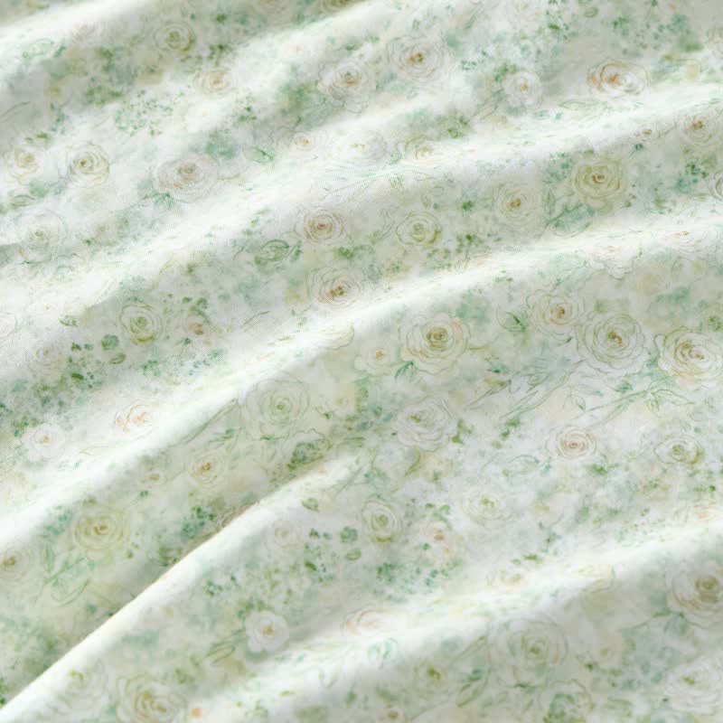 Rose Floral Spaghetti Strap Loungewear - image 4