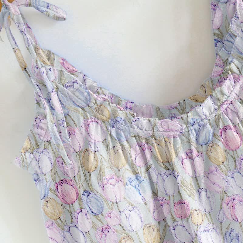 Tulip Tie Strap Cami Lounge Set - image 5