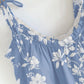 Botanical Floral Spaghetti Strap Loungewear - image 1