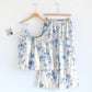 Botanical Floral Spaghetti Strap Loungewear - White - XL - image 4