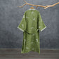 Olive Botanical Butterfly Kimono Bathrobe - image 1