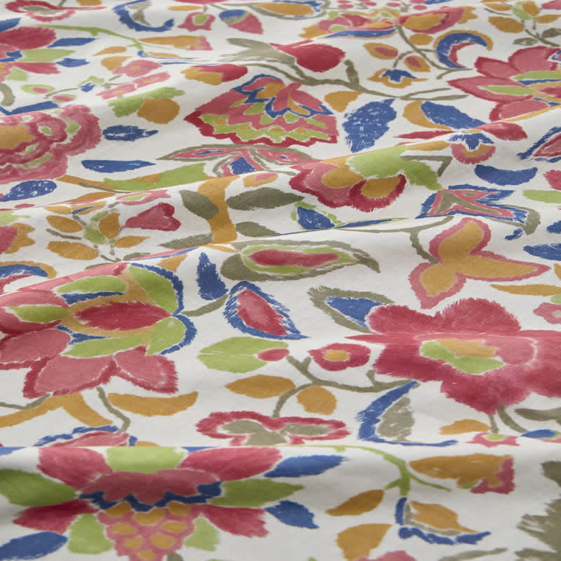 Cottage Floral Cotton Double Gauze Bedding Set - image 5