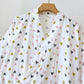 Cotton Double-Layer Muslin Kimono Nightgown - image 2