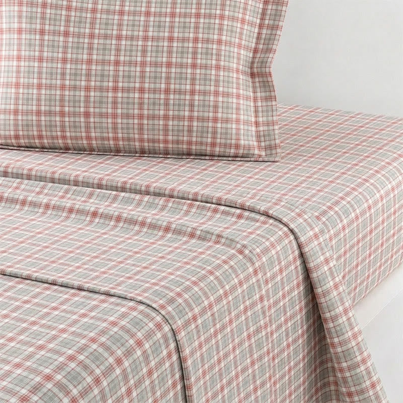 Pink Plaid Twin XL Dorm Bedding Set - image 4