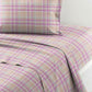 Soft Purple Plaid Twin XL Dorm Bedding Set - image 4