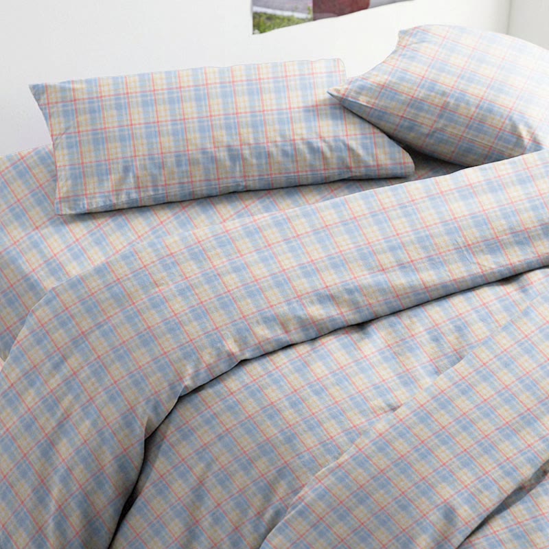 Pastel Gingham Twin XL Bedding Set - image 3