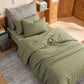 Cottage Plaid Twin XL Dorm Bedding Set - Olive Green - Twin XL - 5-Piece Complete Set - image 7