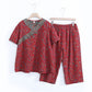 Plus Size Floral Cropped Capris Pants Loungewear - image 3