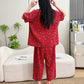 Plus Size Ruffle Trim Cropped Capri Loungewear Set - image 4