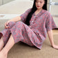 Plus Size Ruffle Trim Cropped Capri Loungewear Set - image 7