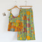 Retro Peony Cotton Cami Loungewear Set - image 5