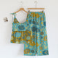 Retro Peony Cotton Cami Loungewear Set - image 9
