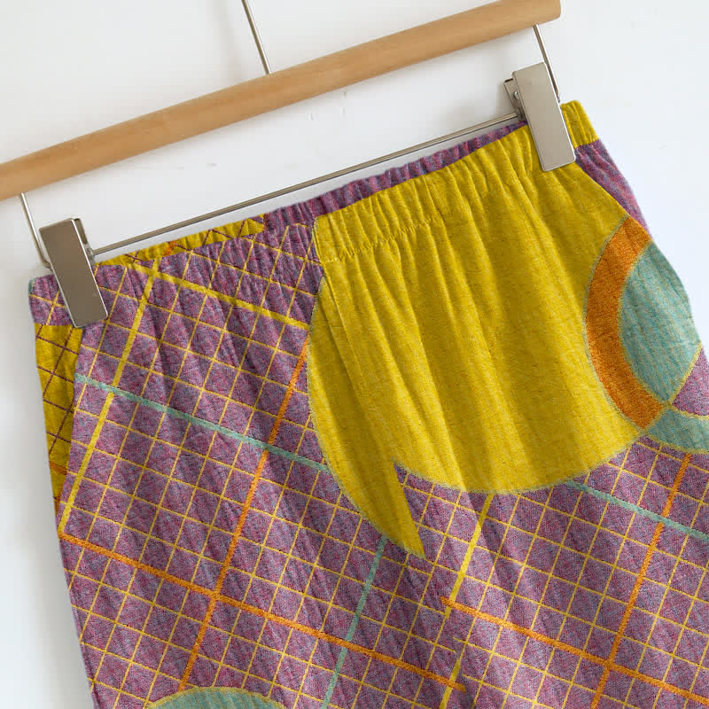 Abstract Circle Camisole Pajama Set - image 3