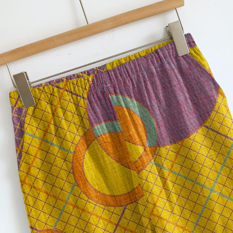 Abstract Circle Camisole Pajama Set - image 7