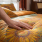 Vintage Sunflower Cotton Gauze Bedding Set - image 5