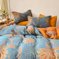 Vintage Floral Cotton Gauze Bedding Set - image 3