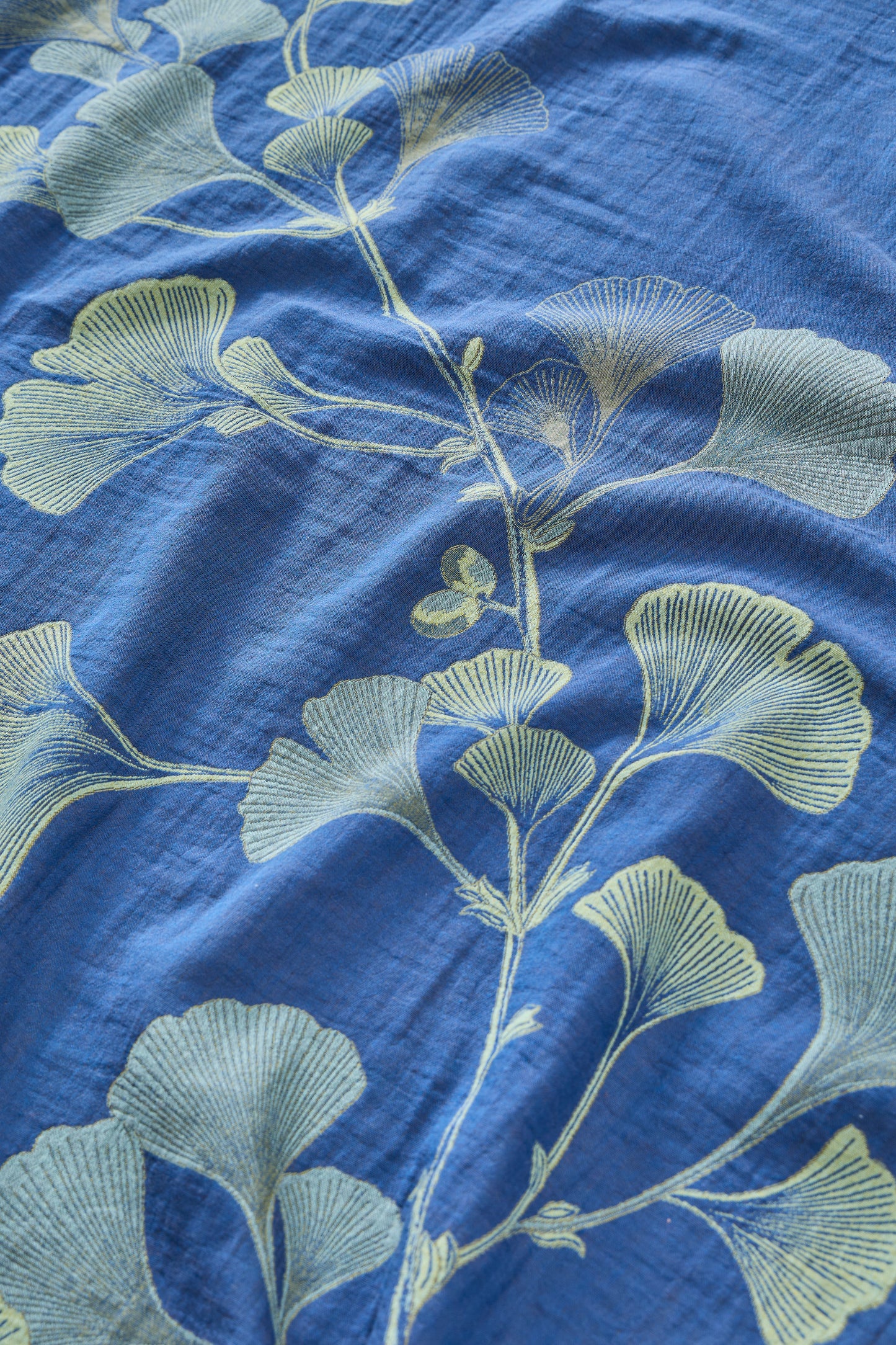 Vintage Ginkgo Leaf Cotton Bedding Set - image 5