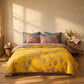 Vintage Ginkgo Leaf Cotton Bedding Set - image 9