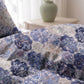 Blue Mosaic Floral Cotton Gauze Bedding Set - image 5