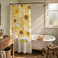 Rustic Sunflower Waterproof Shower Curtain - image 1