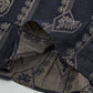 Vintage Navy Blue Geometric Cotton Nightdress - image 5
