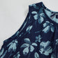 Retro Navy Blue Floral Cotton Tank Loungewear Set - image 3