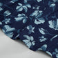 Retro Navy Blue Floral Cotton Tank Loungewear Set - image 5