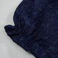 Retro Navy Blue Floral Cotton Tank Loungewear Set - image 8