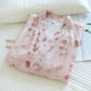 Pink Berry Floral Cotton Kimono Robe - image 2