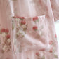 Pink Berry Floral Cotton Kimono Robe - image 6
