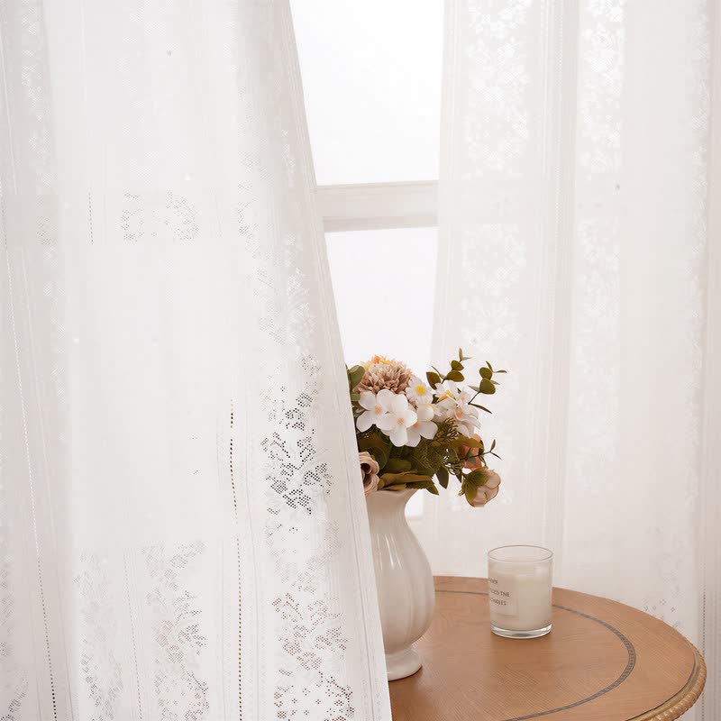 Vertical Stripe Light Filtering Grommet Window Drape - image 4
