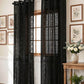 Vertical Stripe Light Filtering Grommet Window Drape - image 10