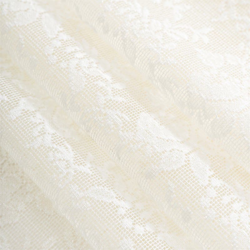 Grommet Top Airy Voile Lace Sheer Curtain - image 4
